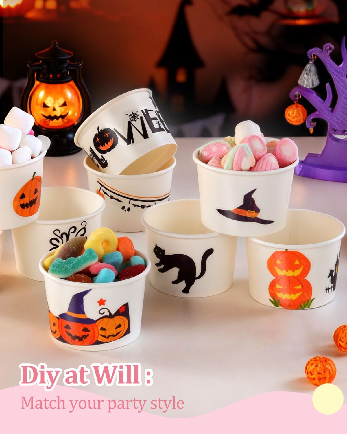 Lzerking white dessert bowls 8oz for a clean, versatile look