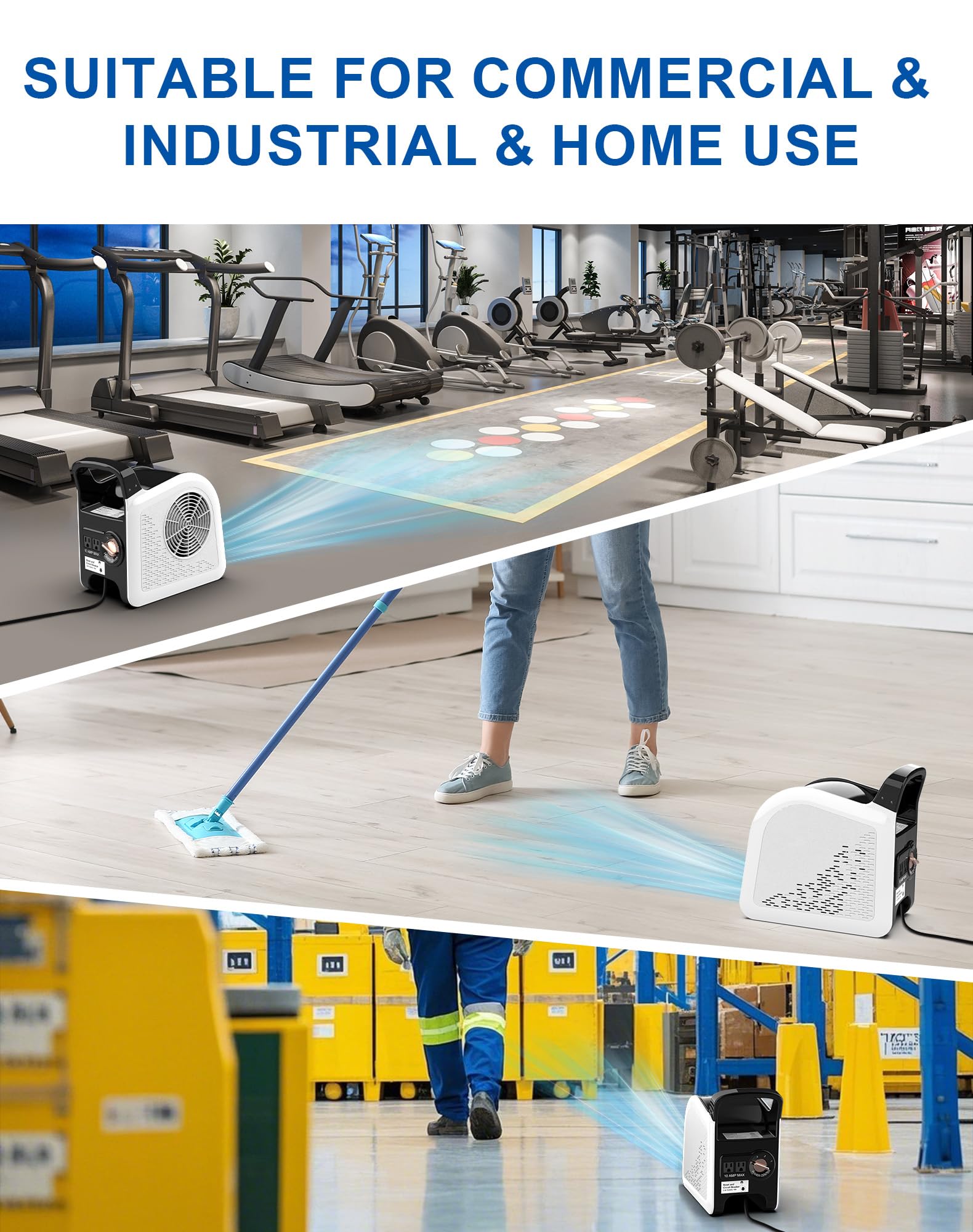 LZLXXLZL Air Mover drying paint with targeted airflow