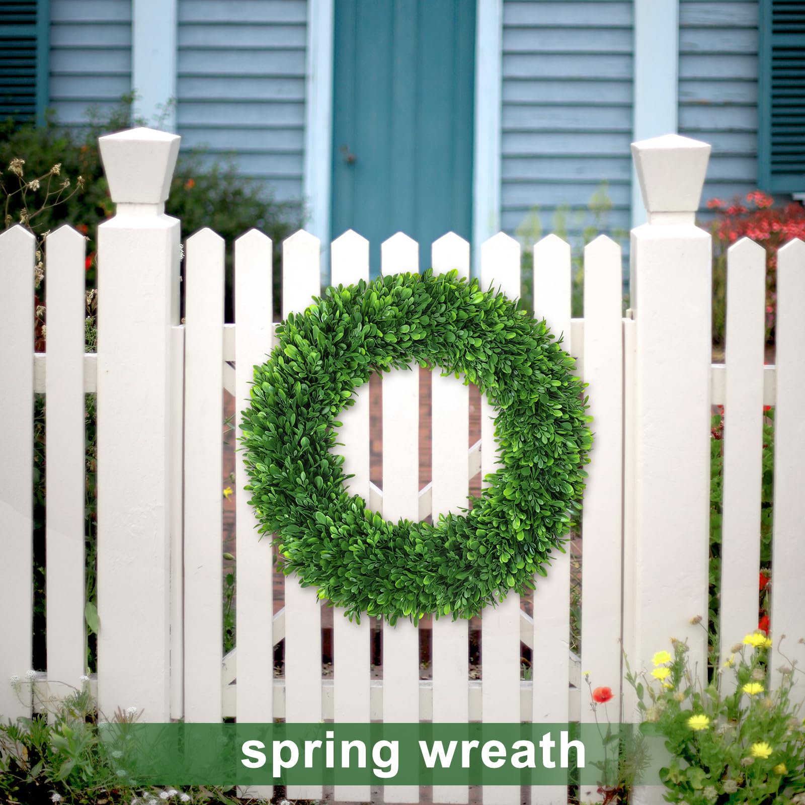 LZNPA boxwood wreath crafted with high-quality materials for lasting color