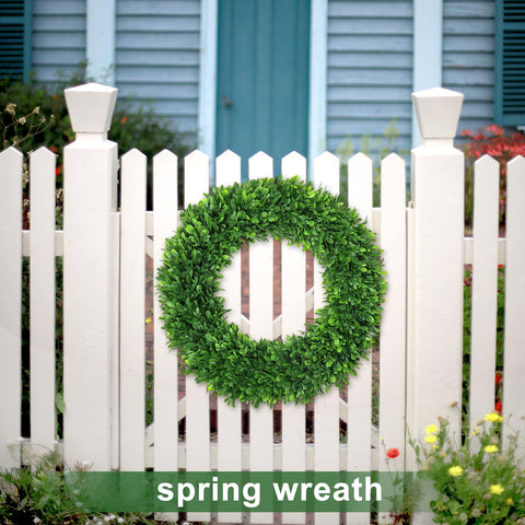 LZNPA boxwood wreath crafted with high-quality materials for lasting color