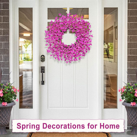 LZNPA Easter and Valentine's floral wreath for seasonal celebrations.