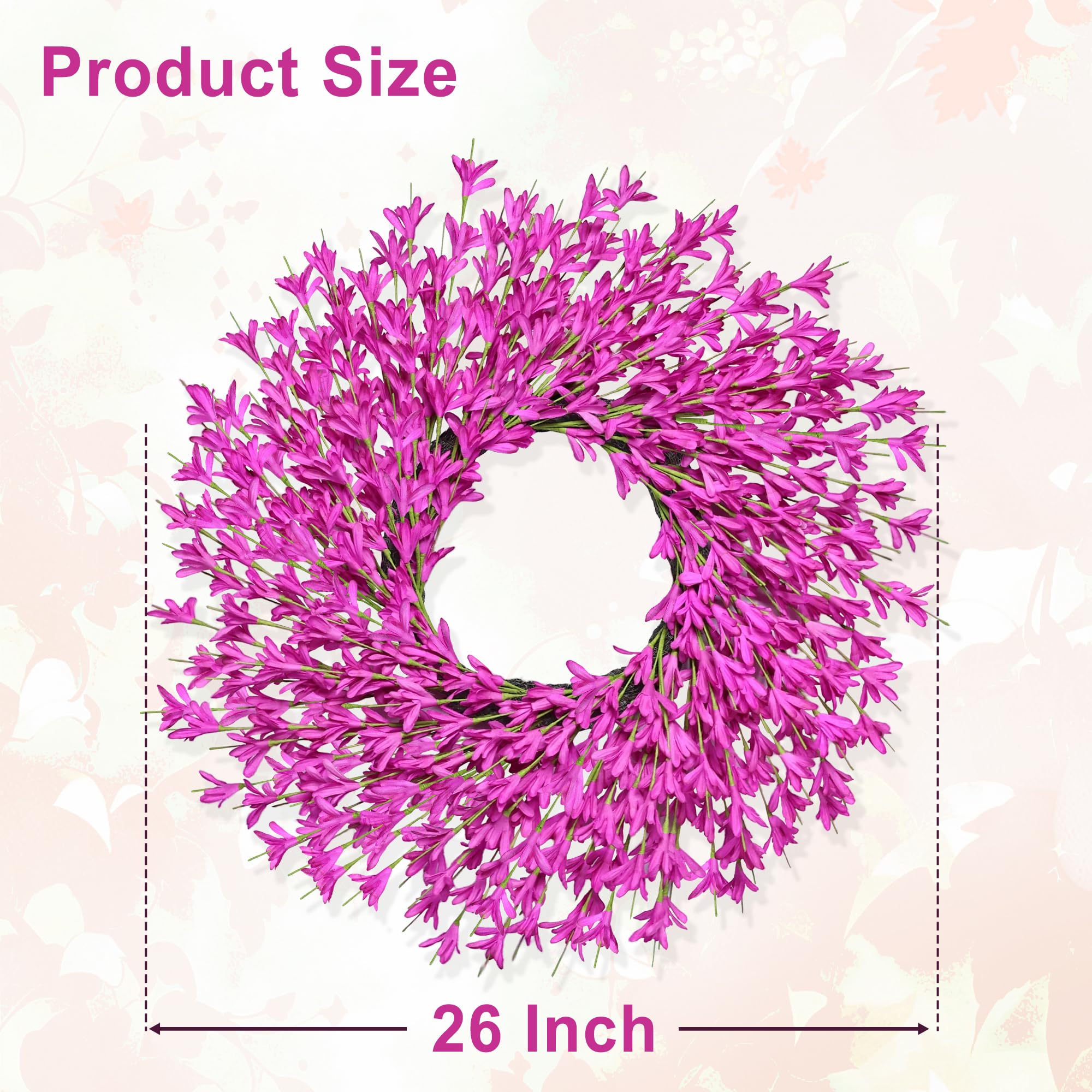 LZNPA front porch decor idea featuring a large wreath.