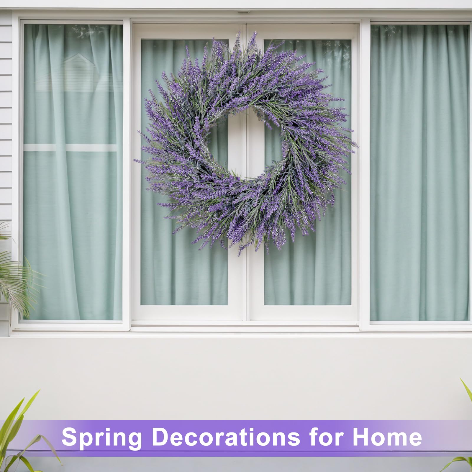 LZNPA grapevine wreath with natural foliage suits all-season home styling