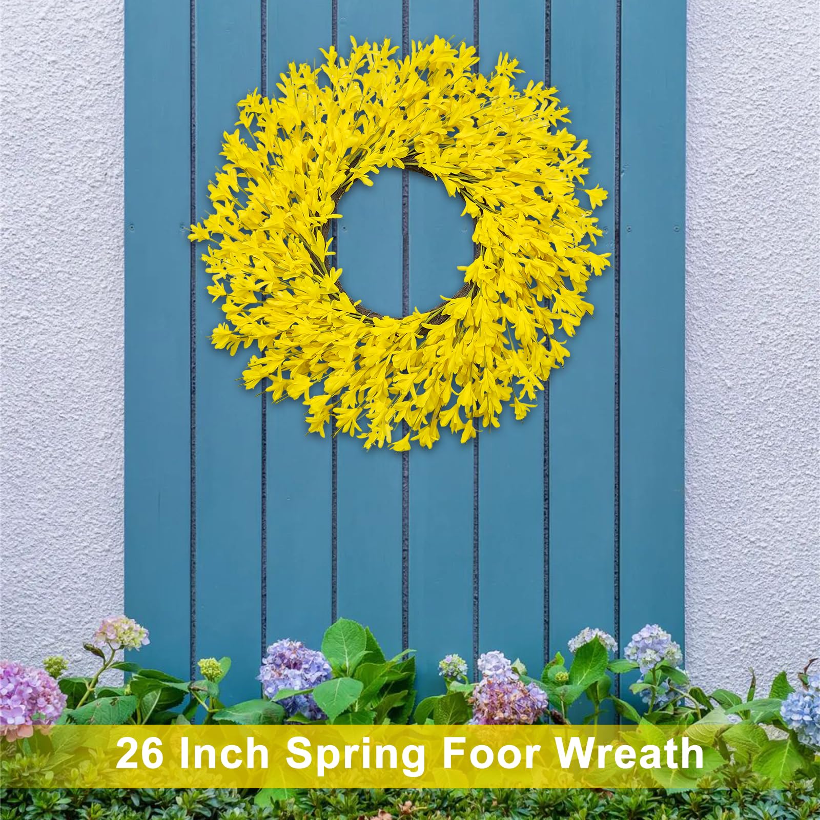LZNPA large spring wreath uses memory material to recover shape.