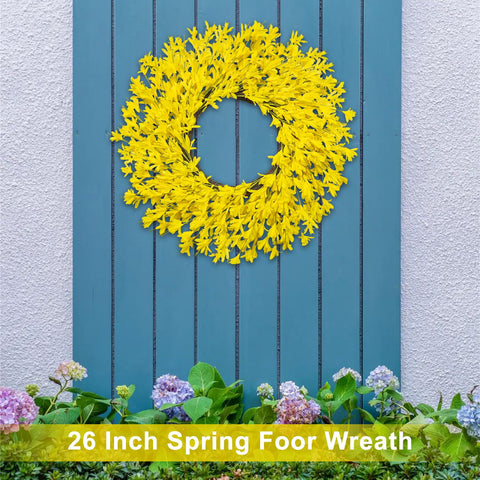 LZNPA large spring wreath uses memory material to recover shape.