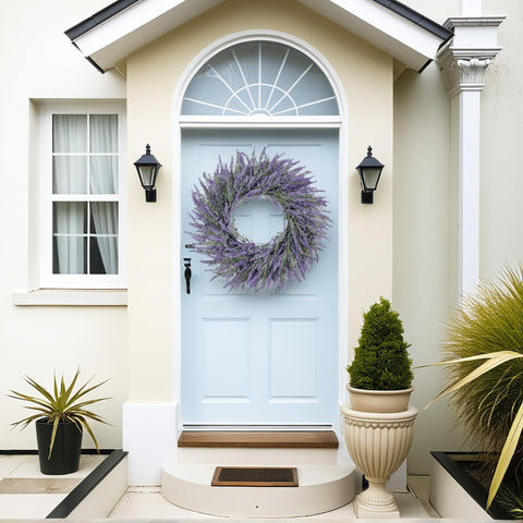 LZNPA romantic spring wreath wall decor offers versatile, elegant accent for living spaces.