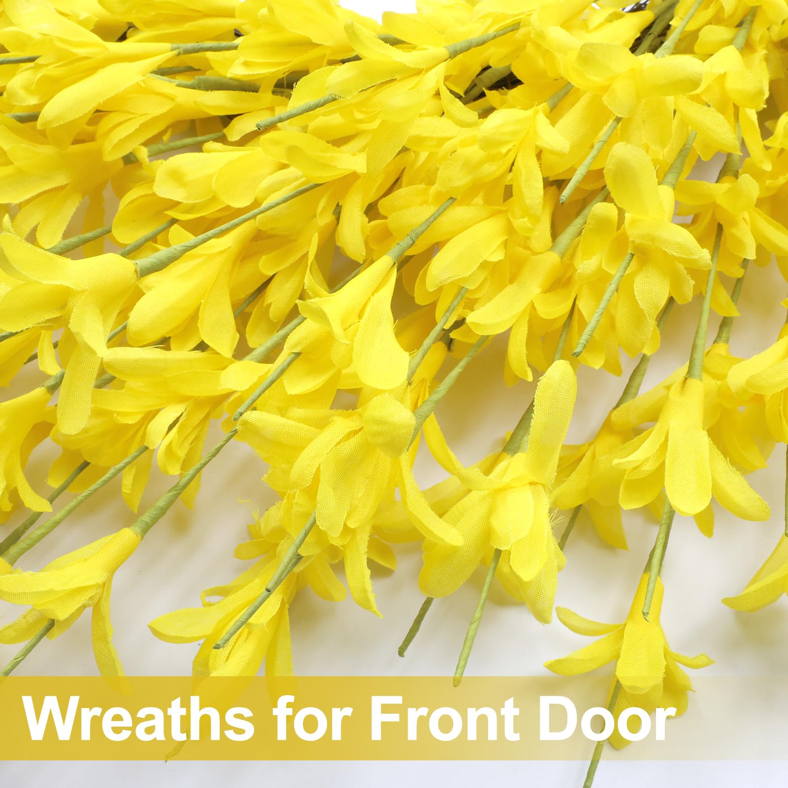 LZNPA spring wreath suits front doors and weddings.