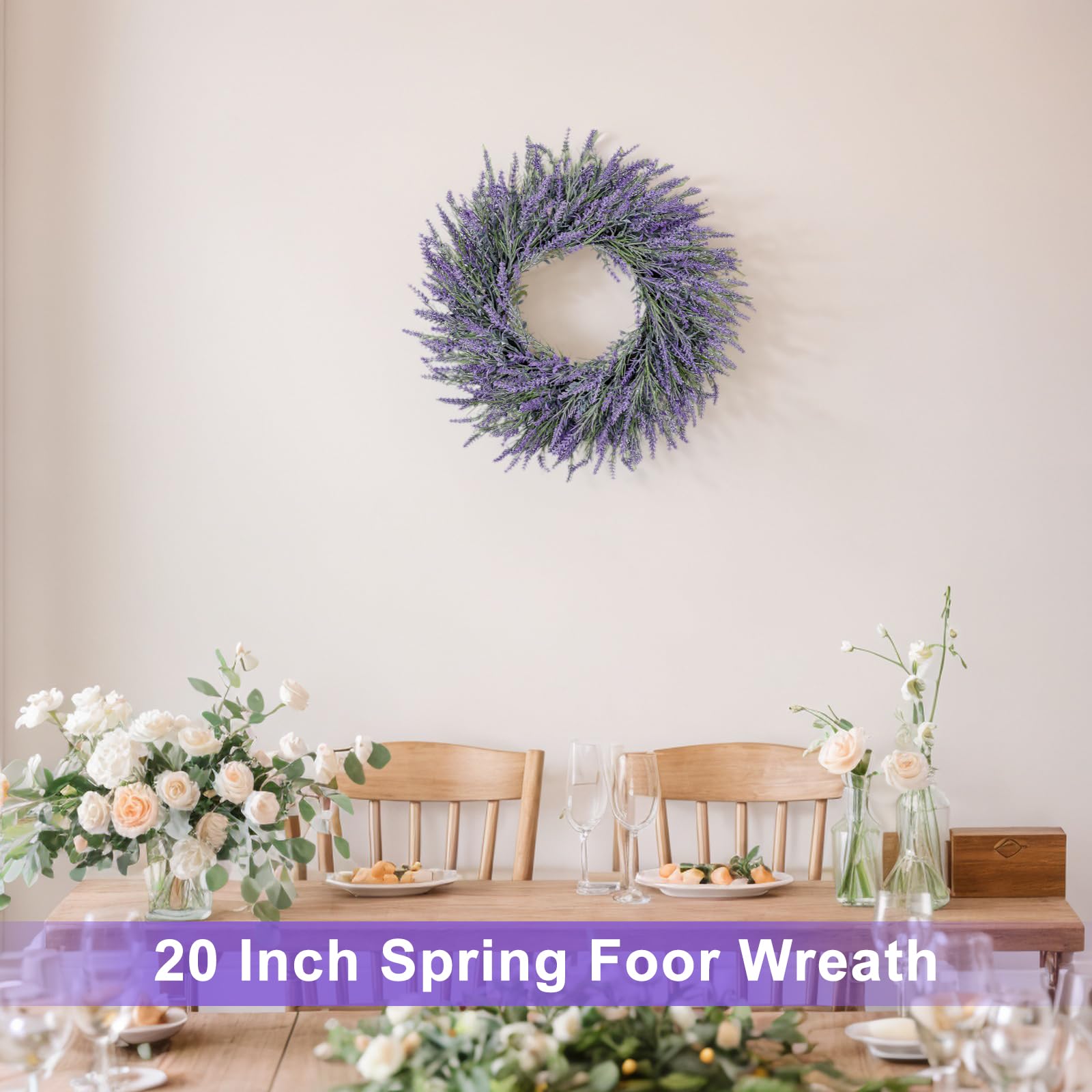 LZNPA floral wreath ideal for weddings or special occasions décor