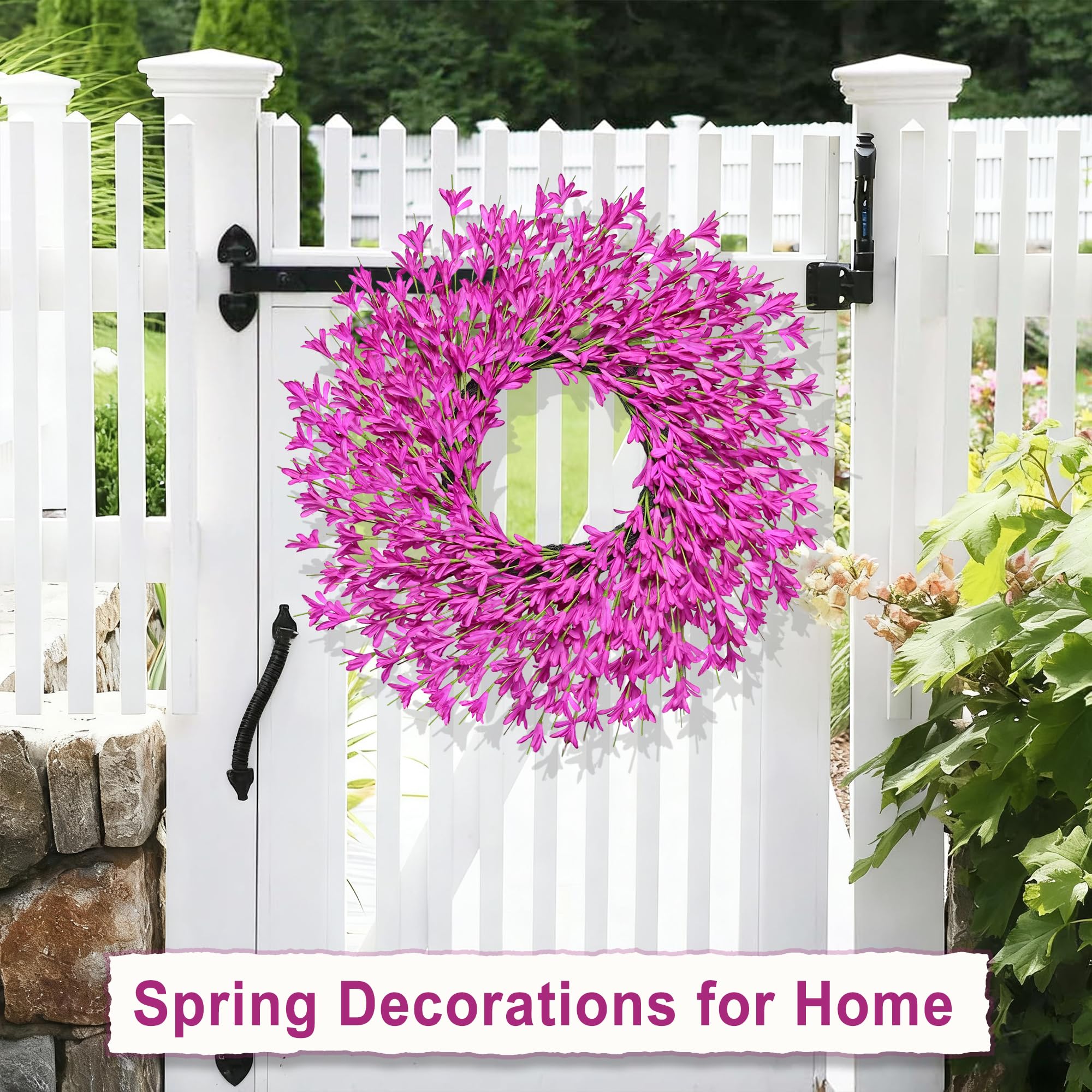 LZNPA wedding wall decor wreath adds romantic touch.