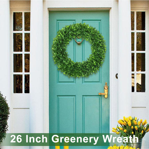 LZNPA wreath packaging shows easy transport and setup