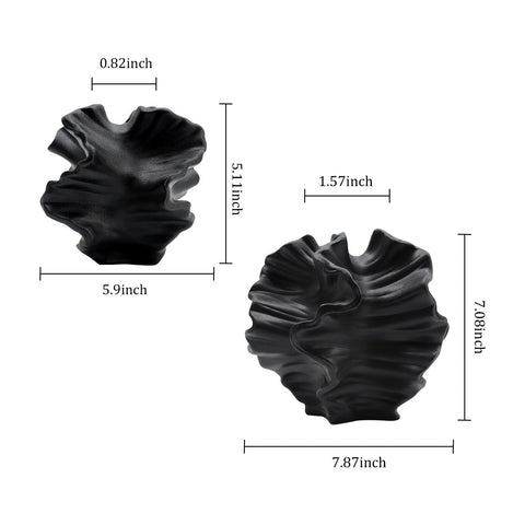 LZV handcrafted ceramic vases showing smooth surface detail and precision