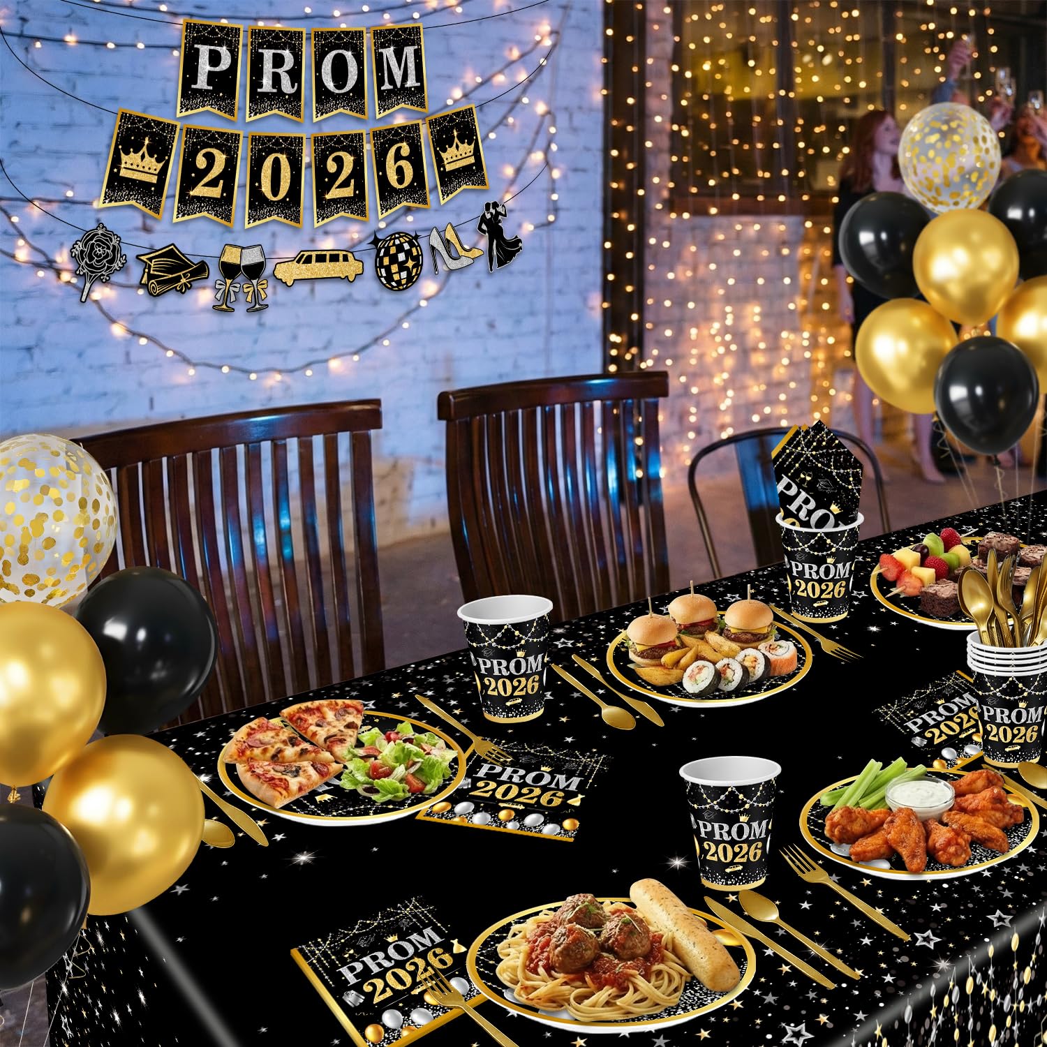 M AMFEOV Prom Decorations tablecloths-2x54x108: durable coverings frame the feast with elegance.
