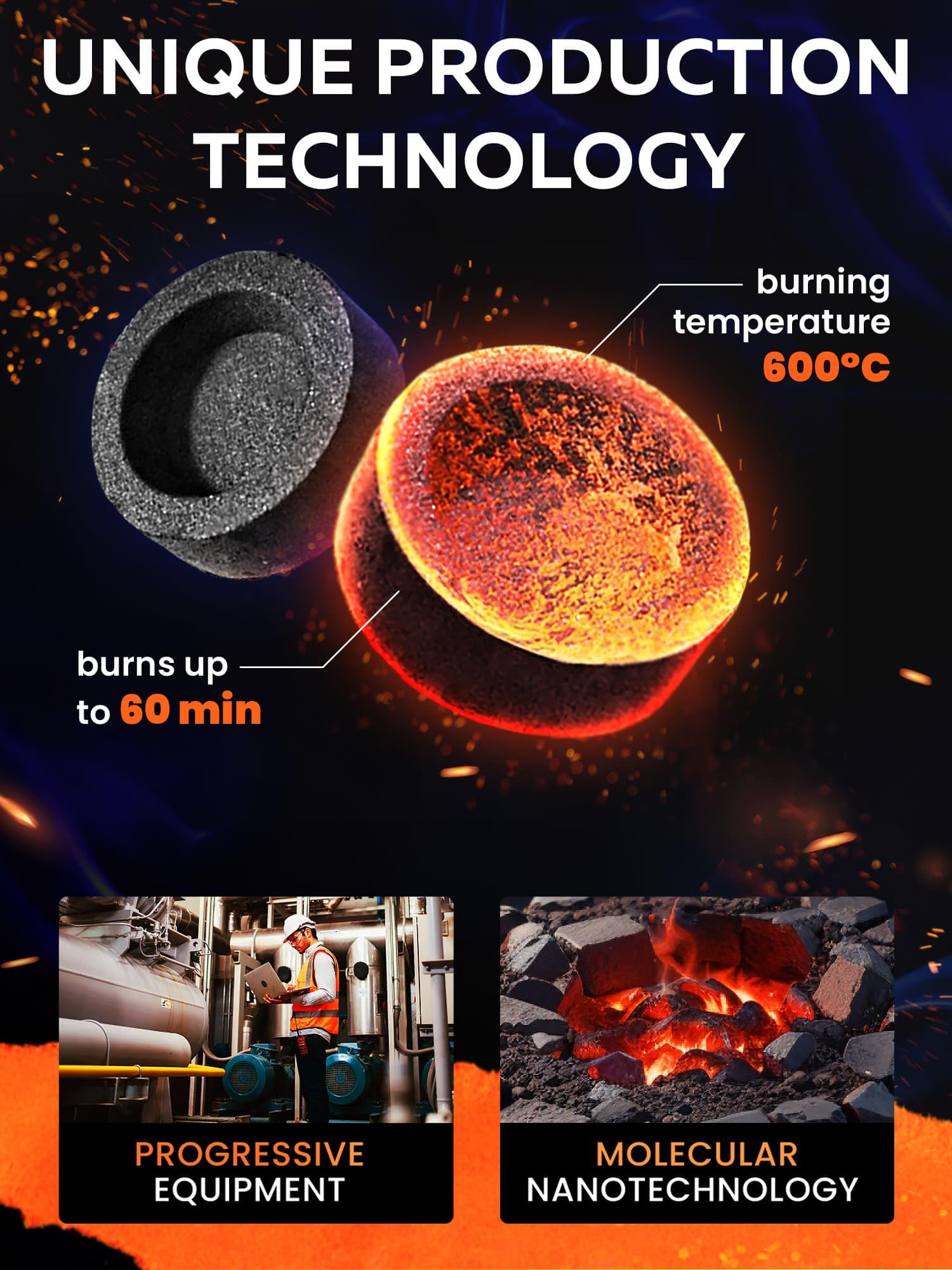 M. ROSENFELD Turkish spa treatments with quick-light charcoal discs.