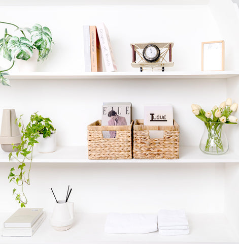M4DECOR bathroom towel baskets keeping towels tidy and accessible