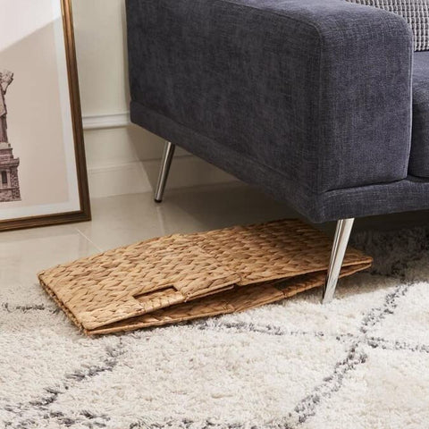 M4DECOR hyacinth cubes blend storage with decor.