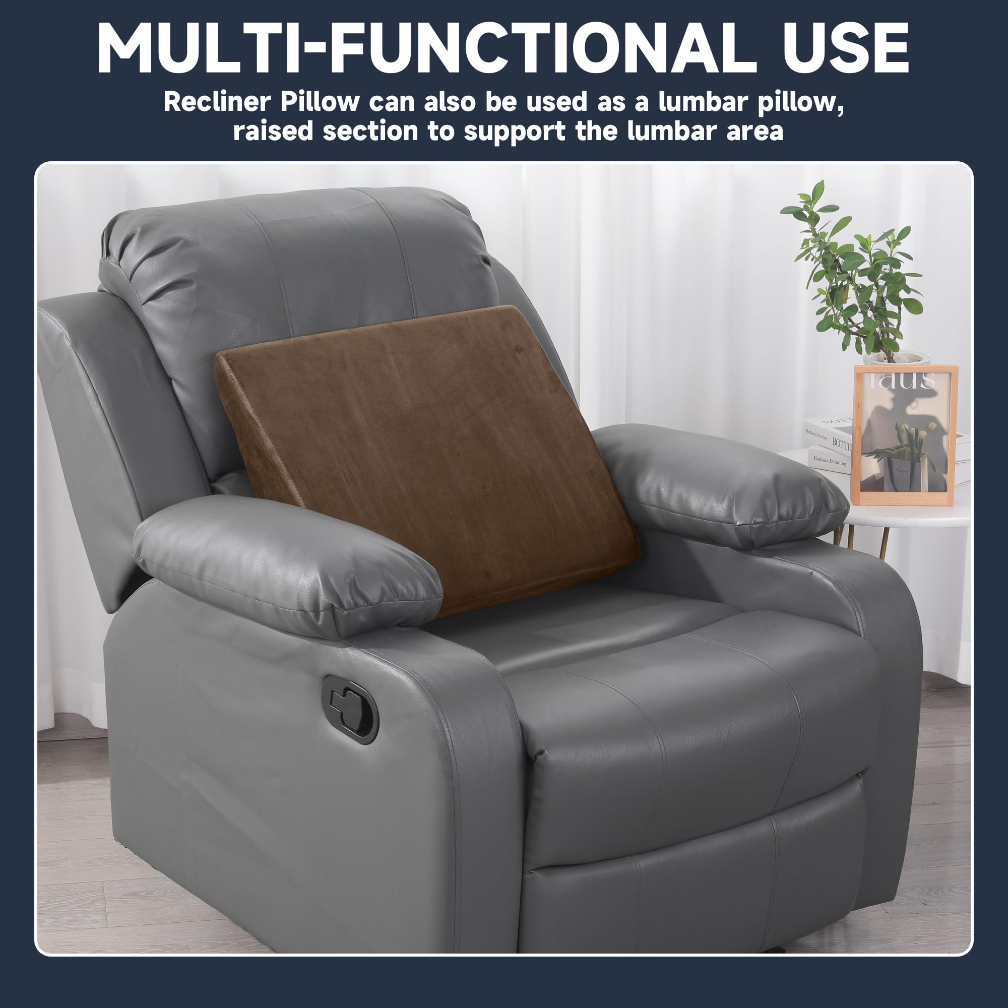 MABOZOO high-density foam provides durable support for prolonged recliner sessions.
