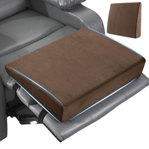 MABOZOO wedge pillow showing full-coverage leg support for enhanced comfort.