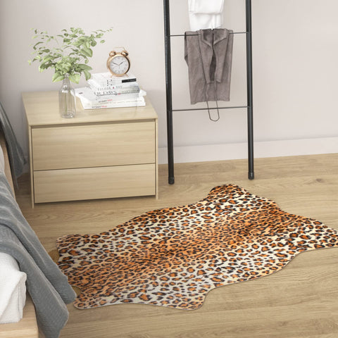 MACEVIA leopard rug on stairs enhances grip and look
