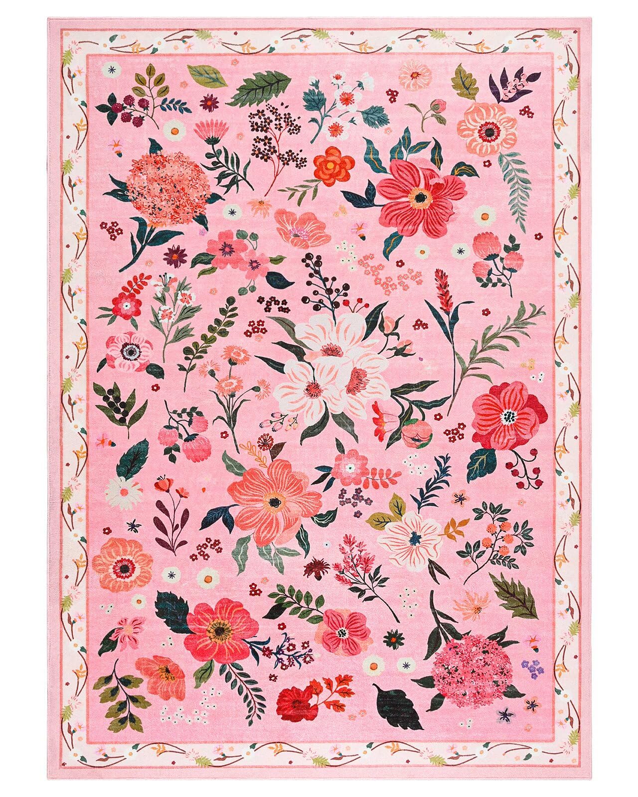 Macgace rug is easy to refresh with daily sweep, vacuum, or shake.