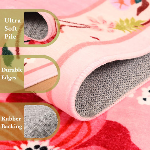Macgace 5x7 rug fits living rooms, kitchens, bedrooms, and play areas.