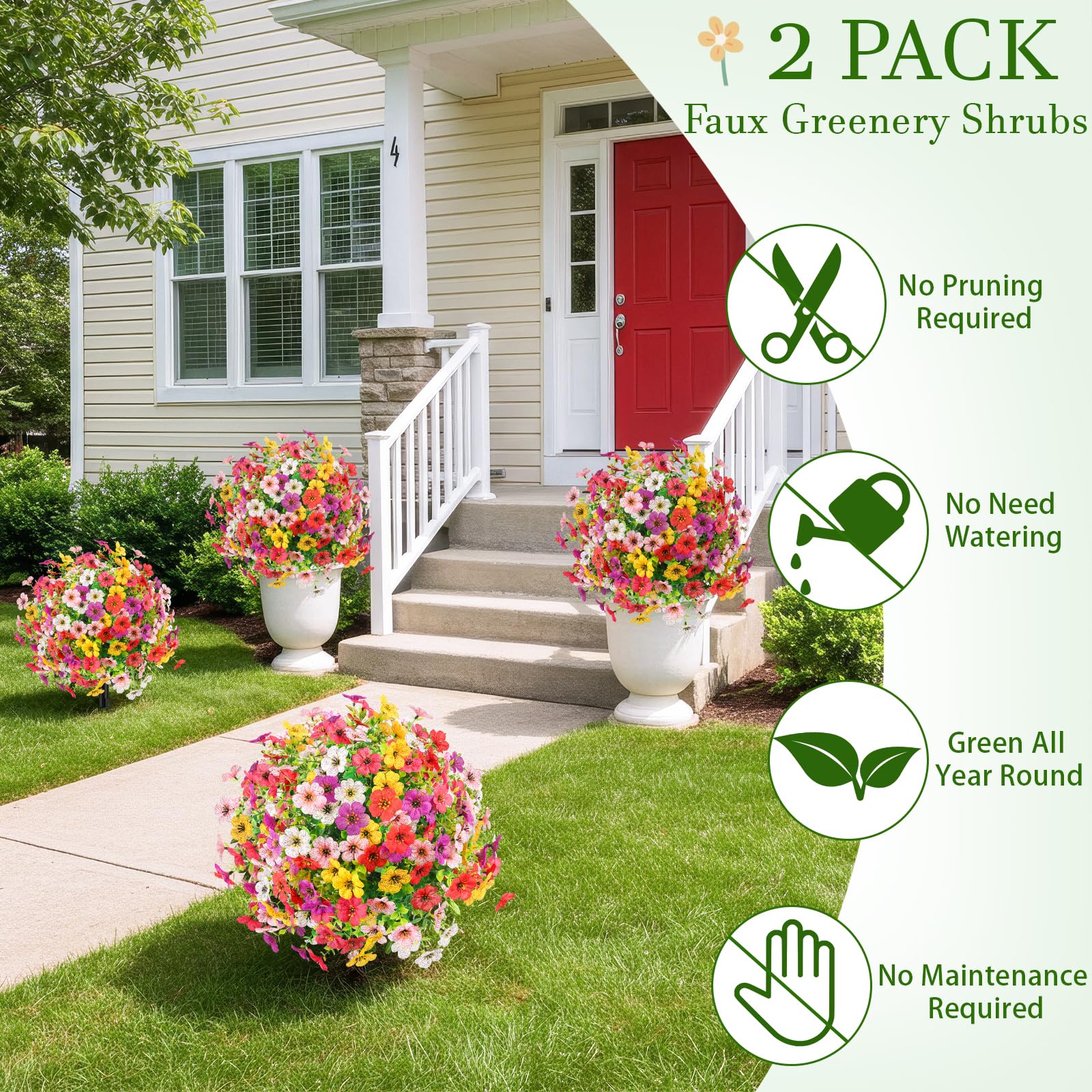 MACTING topiary in outdoor scene highlighting UV-resistant weather-ready design