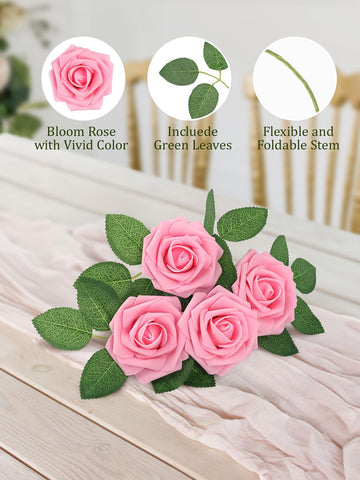 MACTING flexible stem roses let you easily shape bouquets