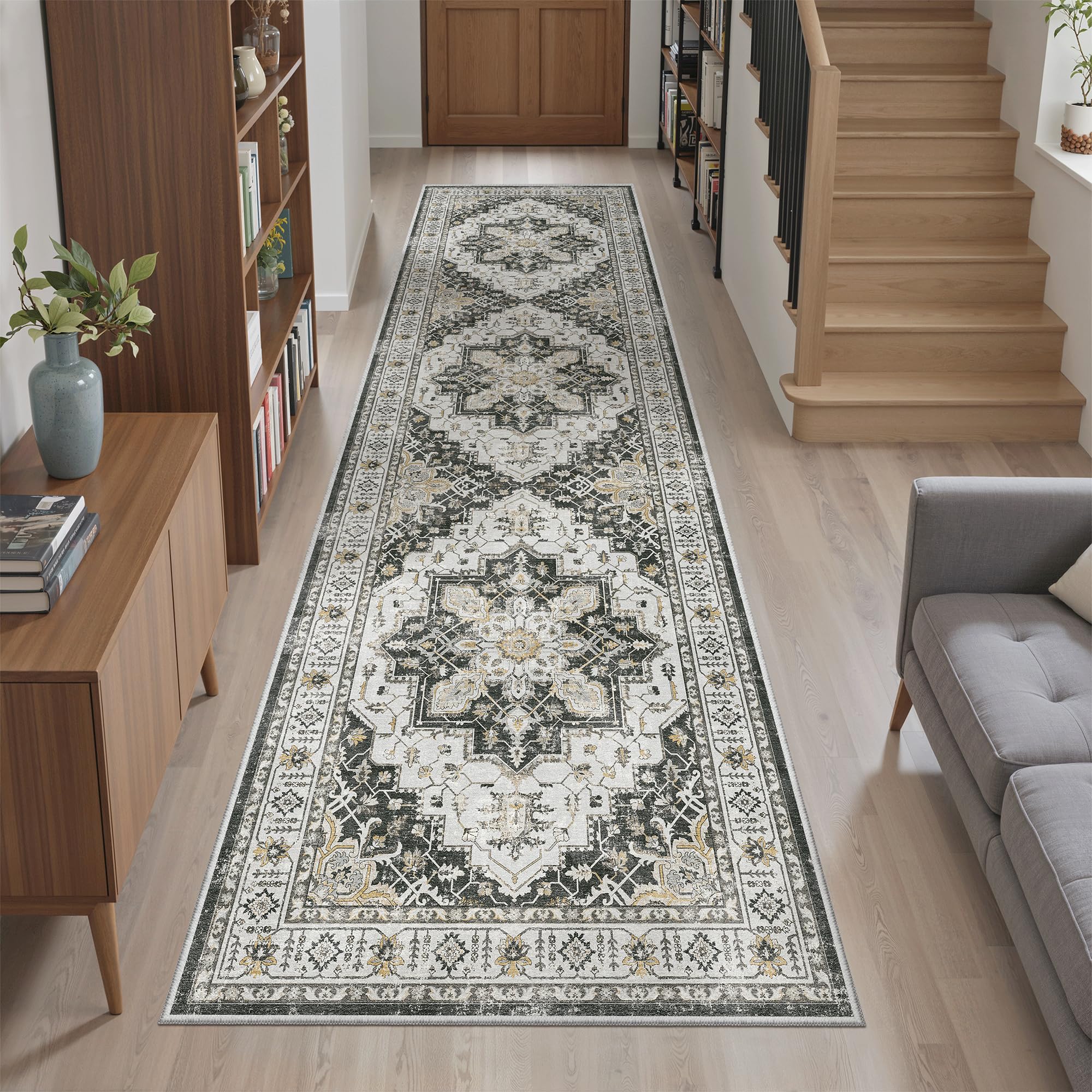 Madane 2x8 kitchen doorway placement adds vintage-modern appeal.