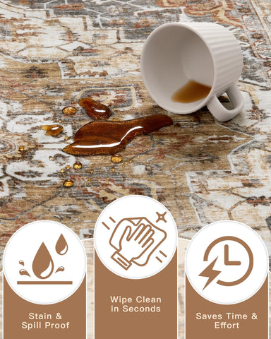 Madane kitchen runner provides durable underfoot grip