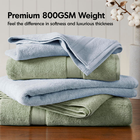 Madison Park 800GSM hand towels 16" x 28" highlight soft, quick-dry daily use.