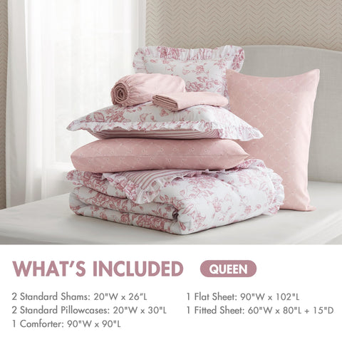 Durable microfiber construction of Adele bedding for everyday use