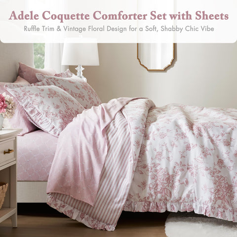 Adele bedding set back reveals reversible stripe design for two looks