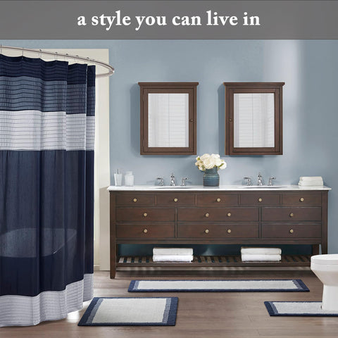 Madison Park Amherst easy-hang hook-ready curtain for quick setup.
