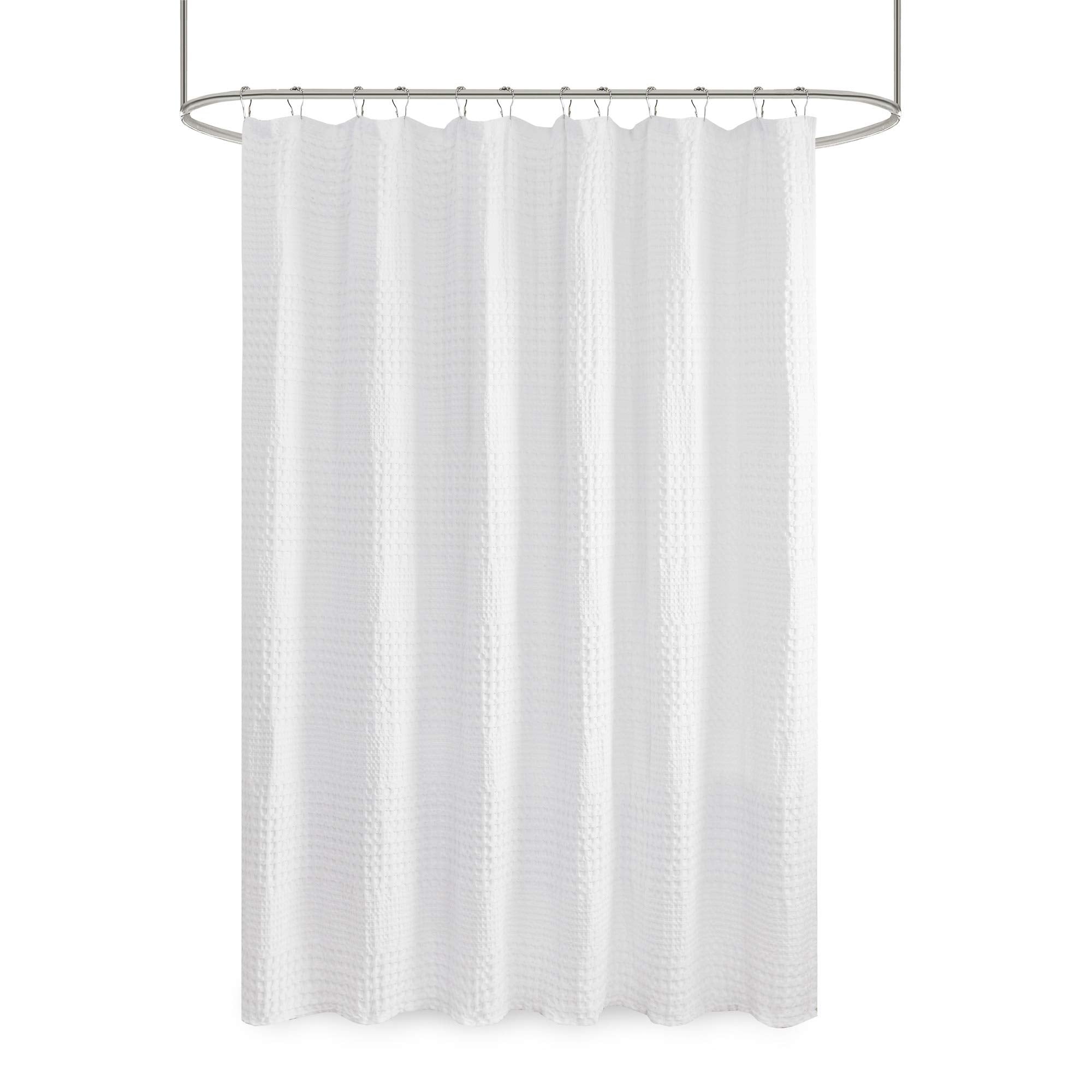 Madison Park Arlo white bathroom decor idea with clean lines.