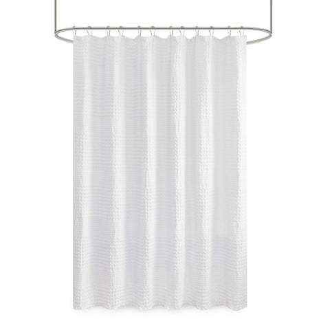 Madison Park Arlo white bathroom decor idea with clean lines.