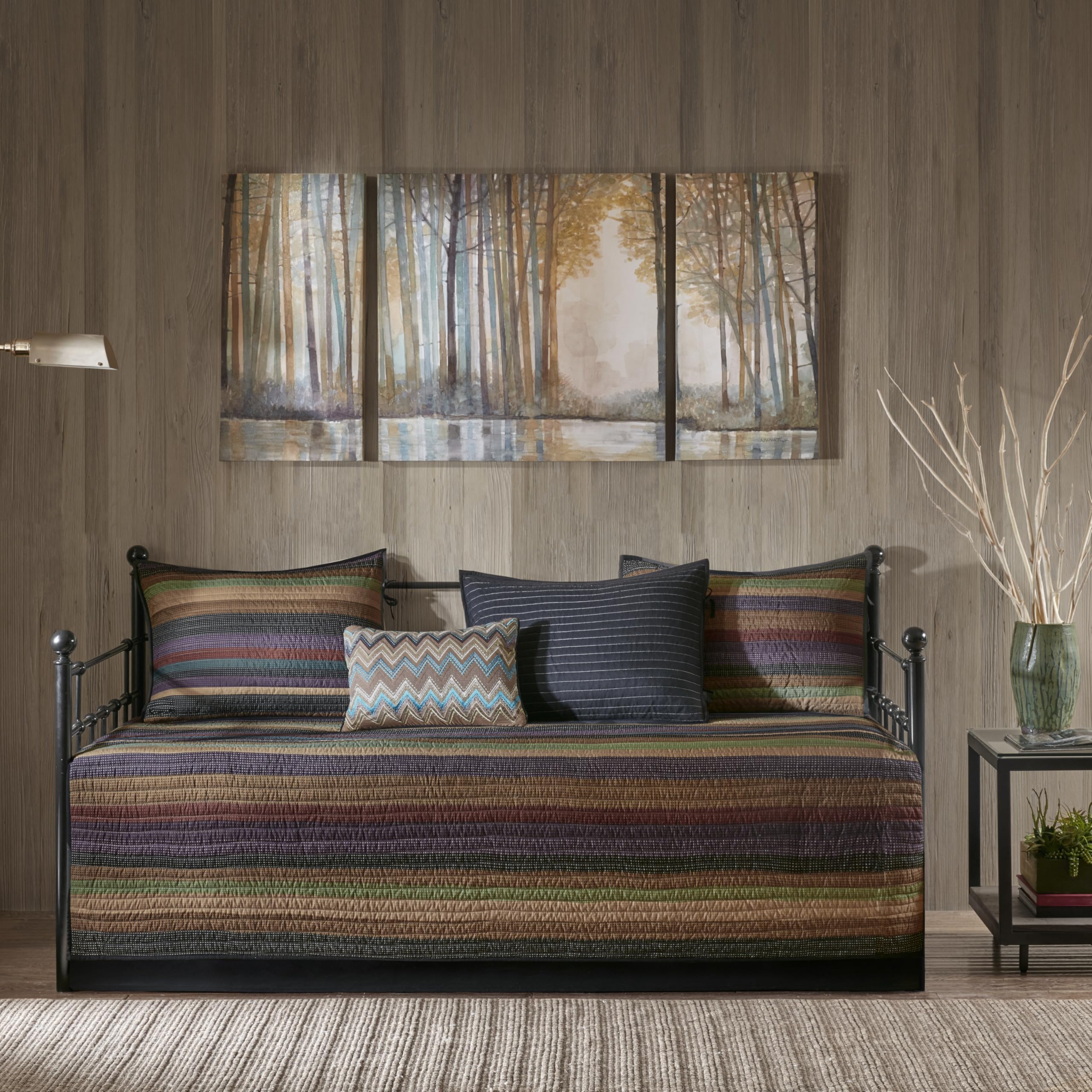 Madison Park daybed cover quilted twin design adds cozy texture
