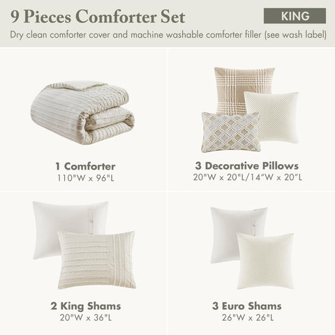 Knit square decorative pillow by Madison Park adds texture