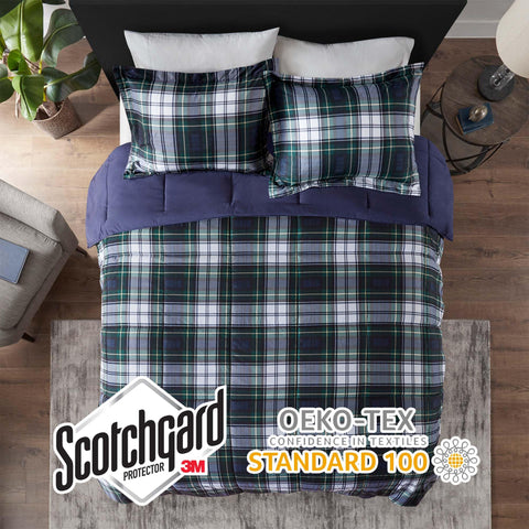 Parkston comforter features 3M Scotchgard moisture management for drier nights