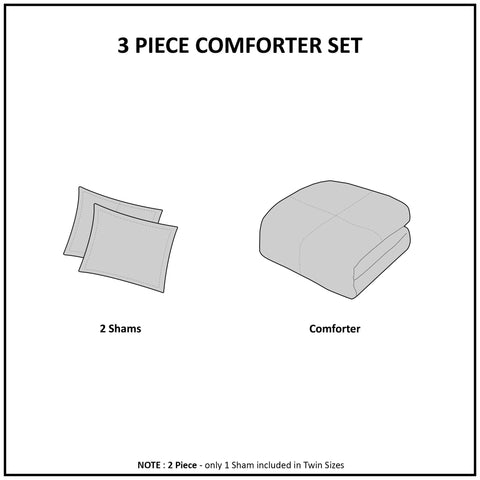 Sham with 2-inch flange enhances bed decor and finish