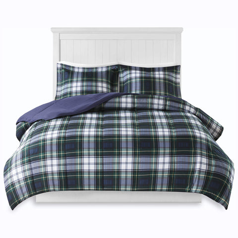 All-season Parkston plaid bedding ready for year-round comfort