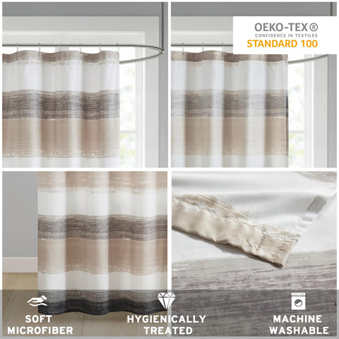 72x72 inch size offers privacy and full coverage in shared showers.