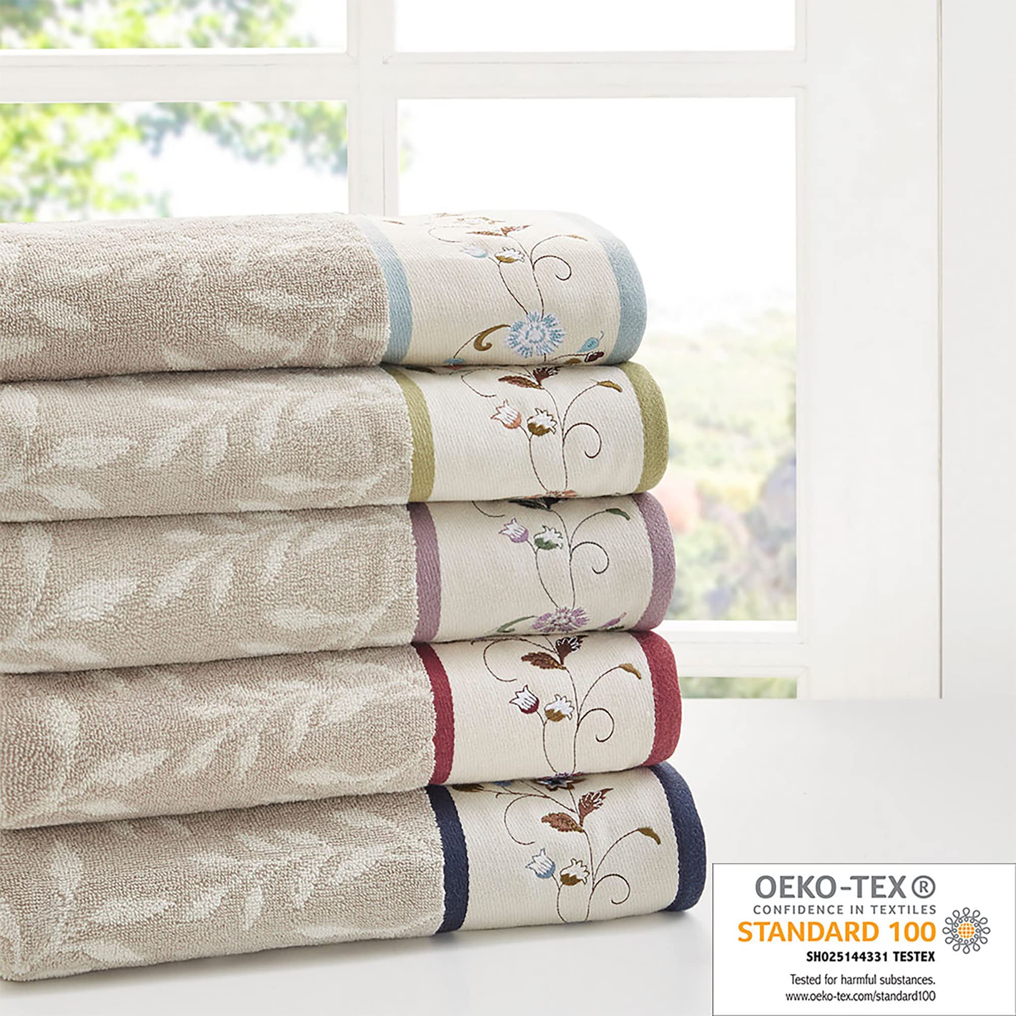 Madison Park Serene fingertip towels 12x18 for guest bathroom