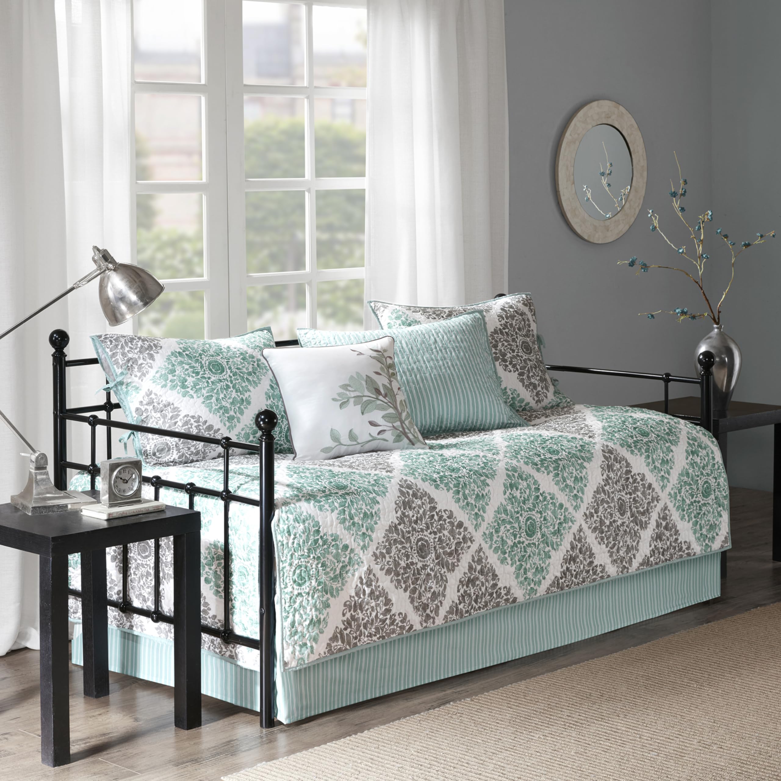 Madison Park Sham back stripe option adds versatile styling