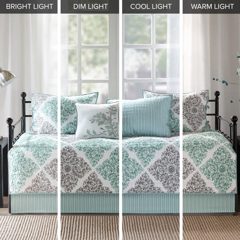 Madison Park Sham, reversible face and back stripe, offers two looks