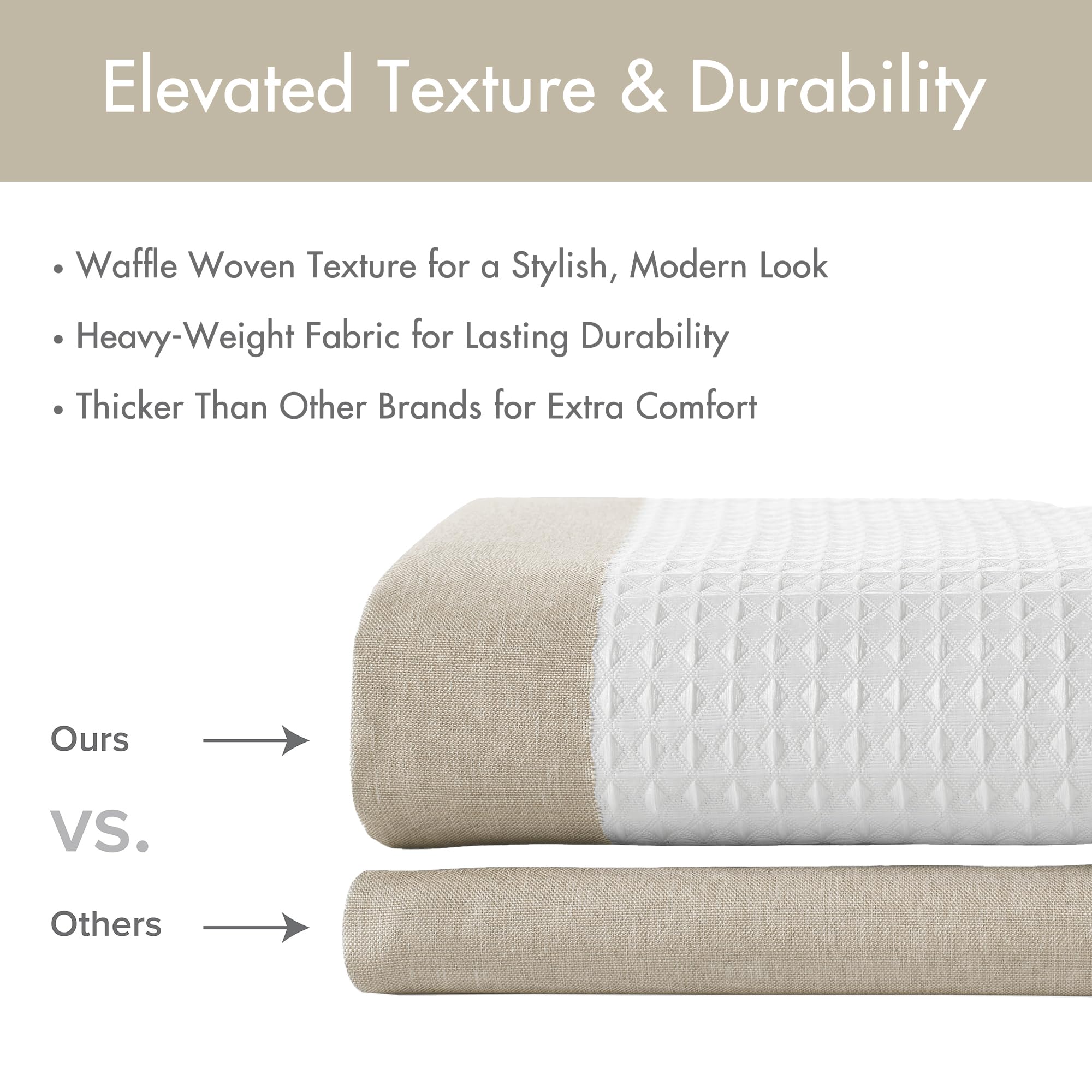 Madison Park curtain sized 72x72 inches fits standard showers.
