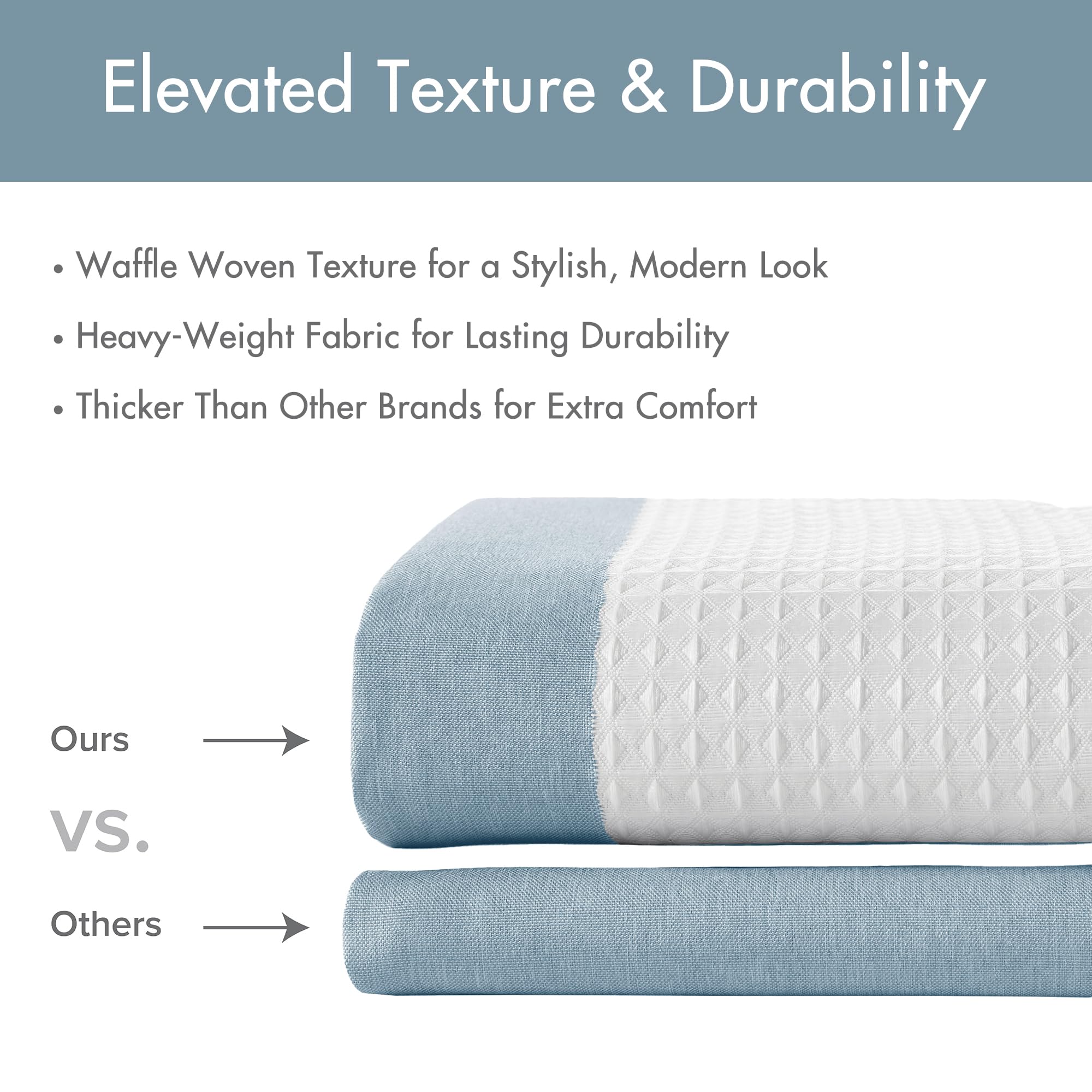 Madison Park Shower Curtain Water-repellent finish enhances longevity