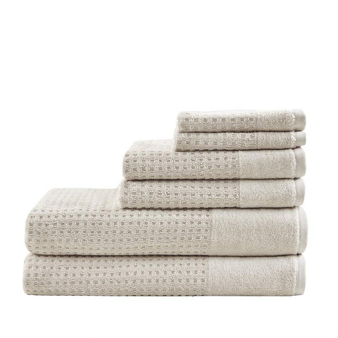 Madison Park Spa Waffle Towel Set on display with rich texture and premium feel.