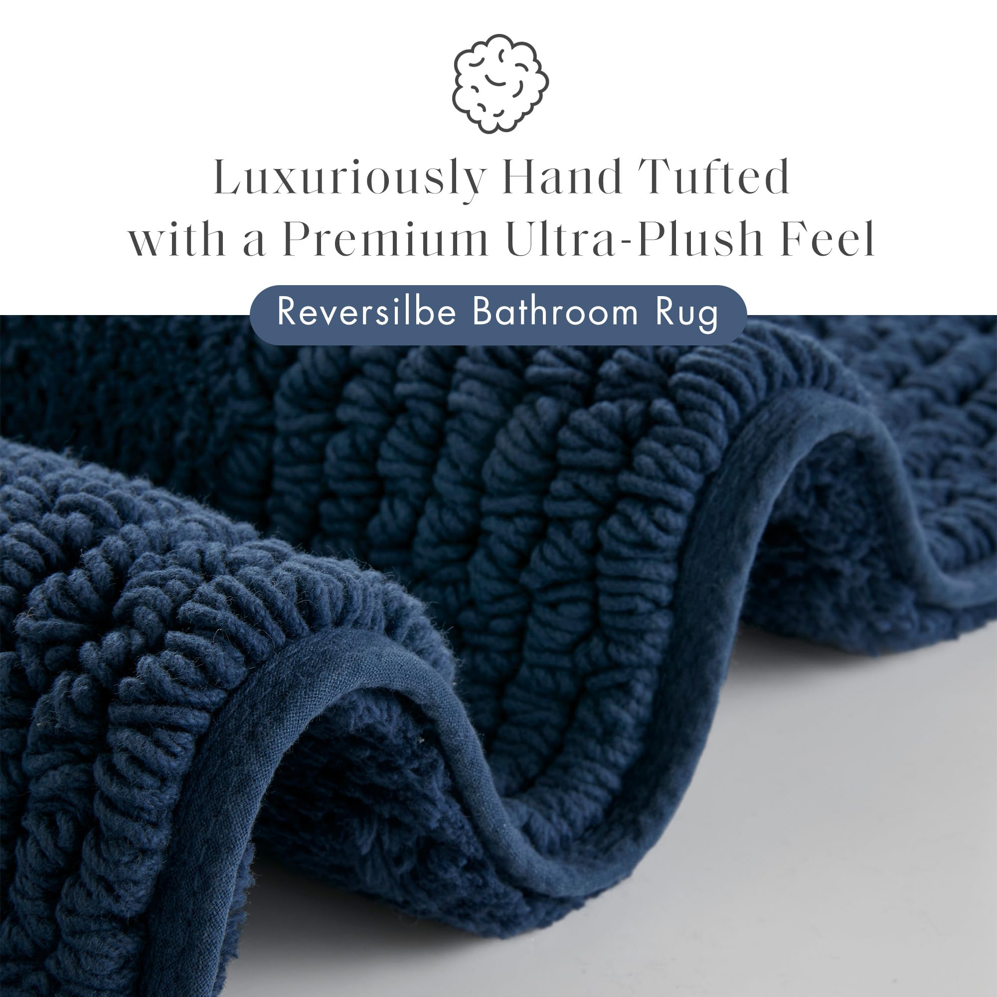 Madison Park Splendor tufted top detail enhances dense comfort