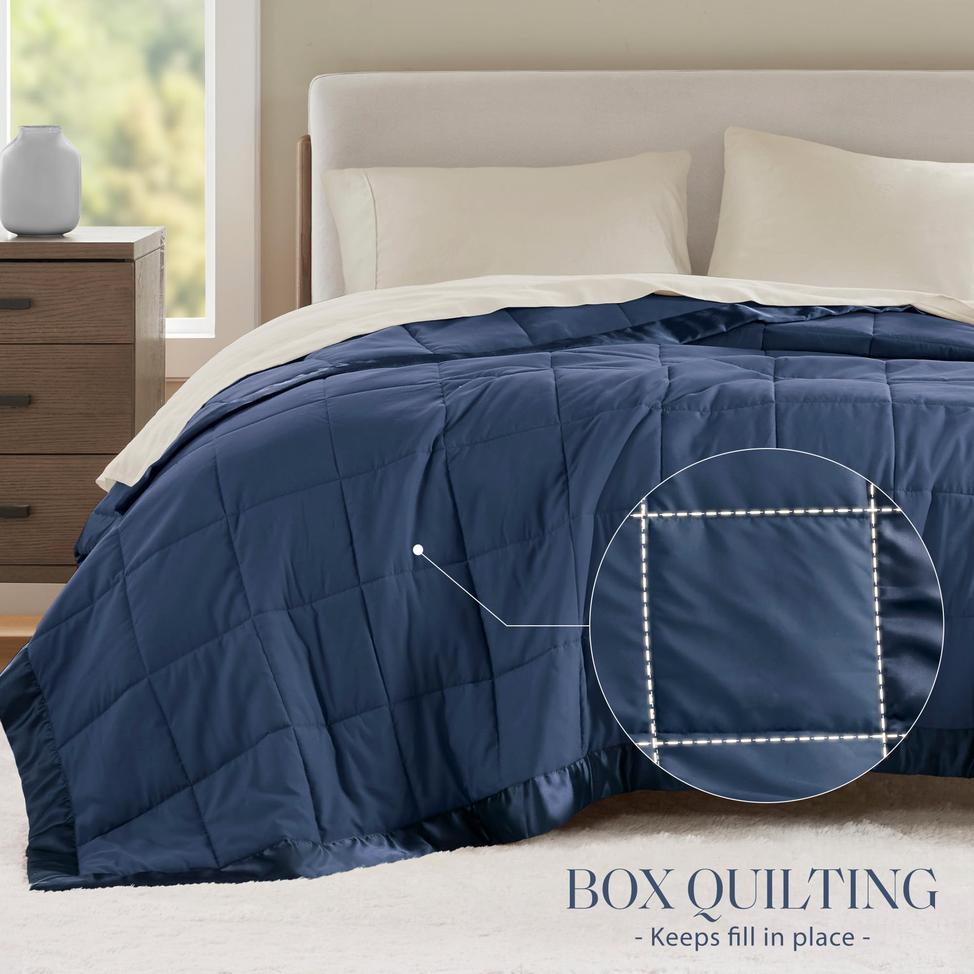 Windom all-season lightweight blanket suitable for warm nights