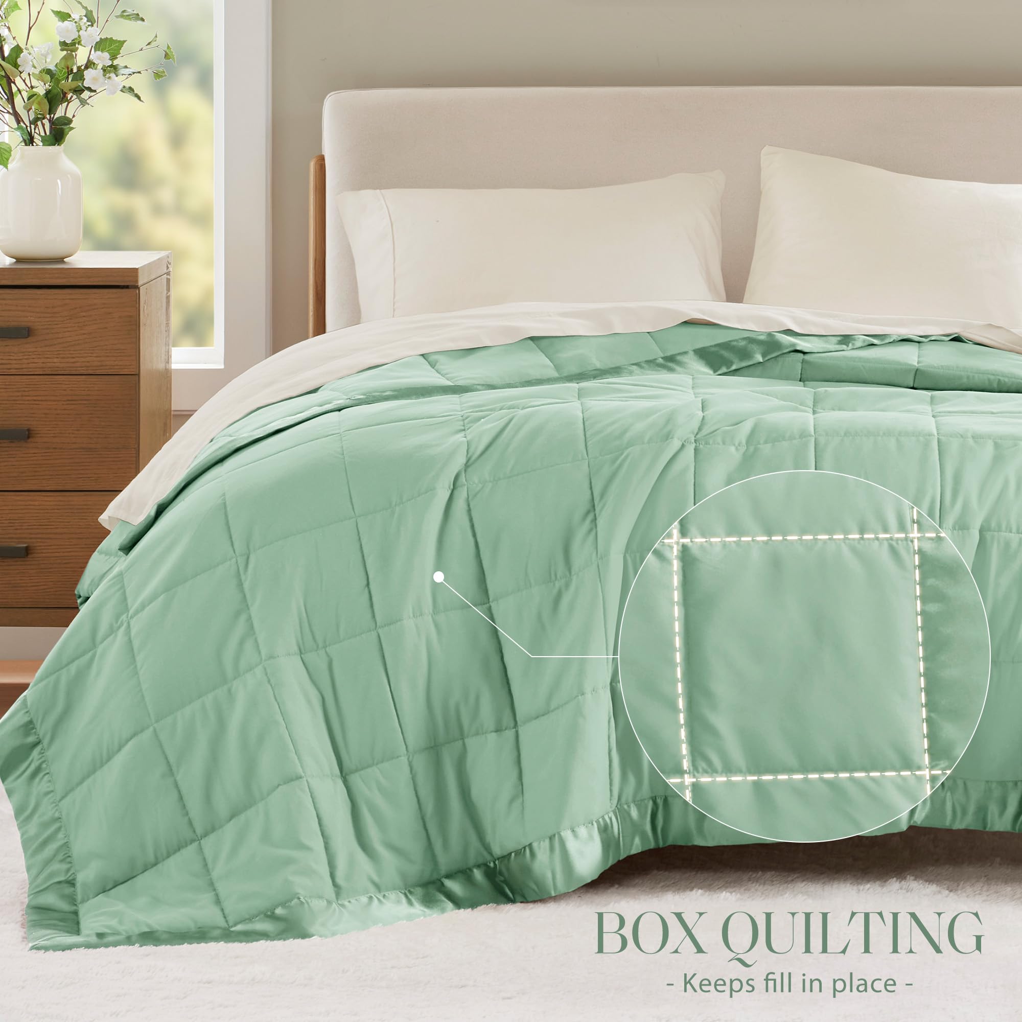 Madison Park Windom brushed microfiber texture up-close, lightweight warmth.