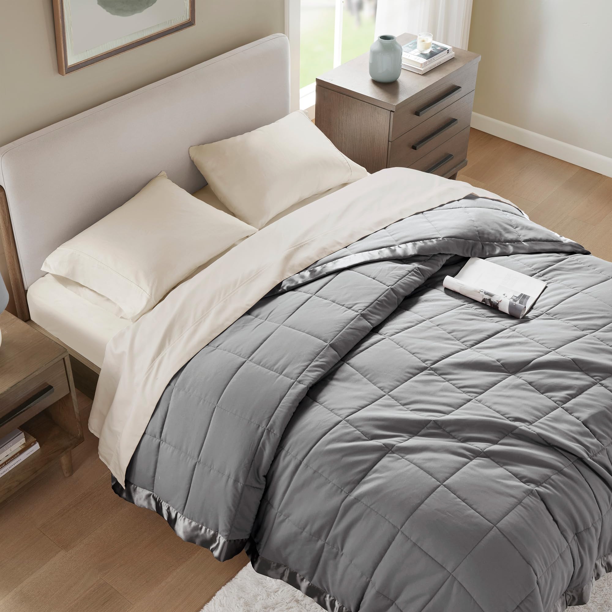 Machine washable Windom blanket stays easy to care for with cold water.
